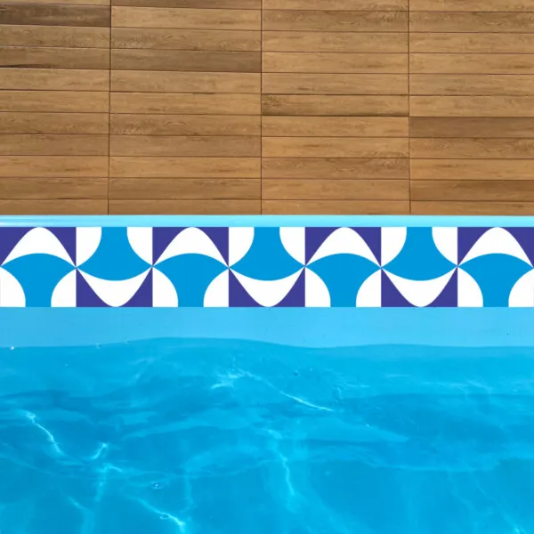 Bordas Adesivas para Piscinas Faixa Decorativa
