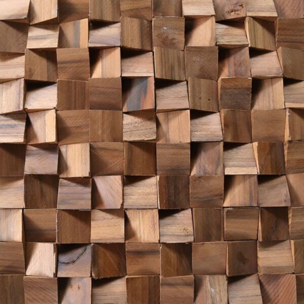 Pastilhas Simples Adesiva para decoração de ambientes estilo madeira em tons de marrom