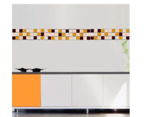 Faixas/Bordas Adesivas Decorativas para cozinha, sala e banheiros miscelânea.