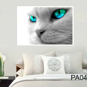 Adesivo Painel de Parede de Gato para Quarto e Sala