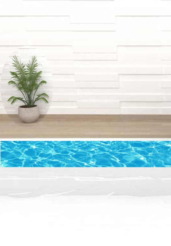 Bordas de Piscina Adesiva com Proteção UV