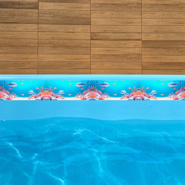 Bordas de Piscina Adesiva com Proteção UV