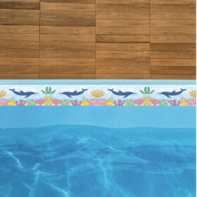 Bordas de Piscina Adesiva com Proteção UV