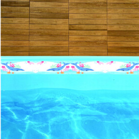 Bordas de Piscina Adesiva com Proteção UV