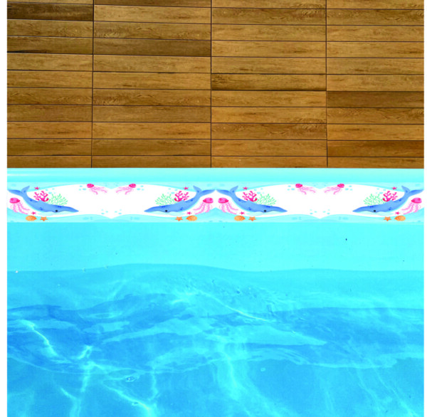 Bordas de Piscina Adesiva com Proteção UV