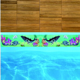 Bordas de Piscina Adesiva com Proteção UV