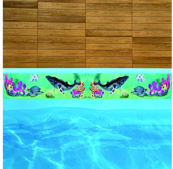 Bordas de Piscina Adesiva com Proteção UV