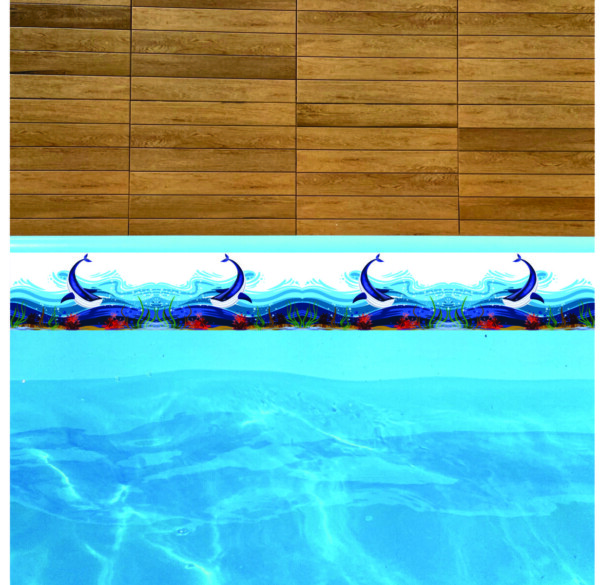 Bordas de Piscina Adesiva com Proteção UV