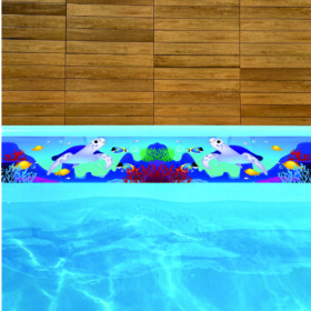 Bordas de Piscina Adesiva com Proteção UV