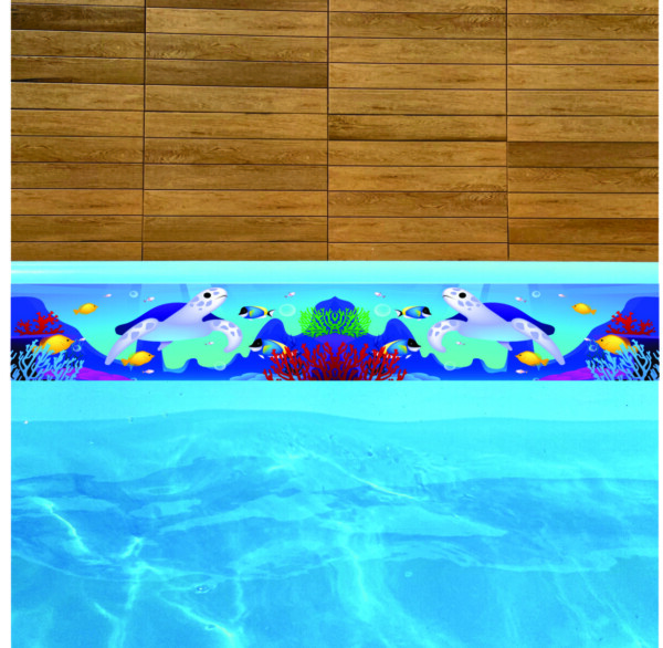 Bordas de Piscina Adesiva com Proteção UV