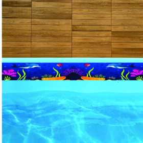 Bordas de Piscina Adesiva com Proteção UV