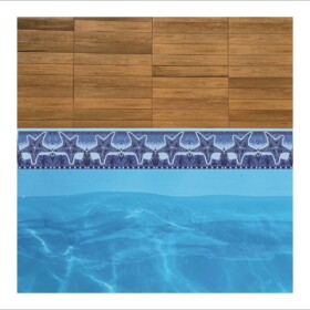Bordas de Piscina Adesiva com Proteção UV