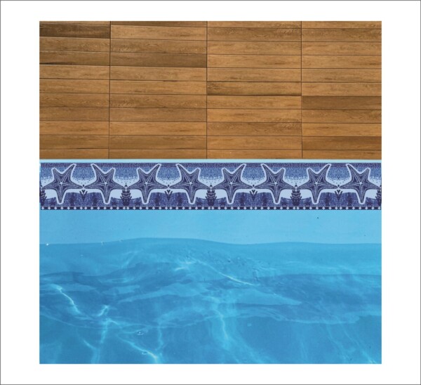 Bordas de Piscina Adesiva com Proteção UV